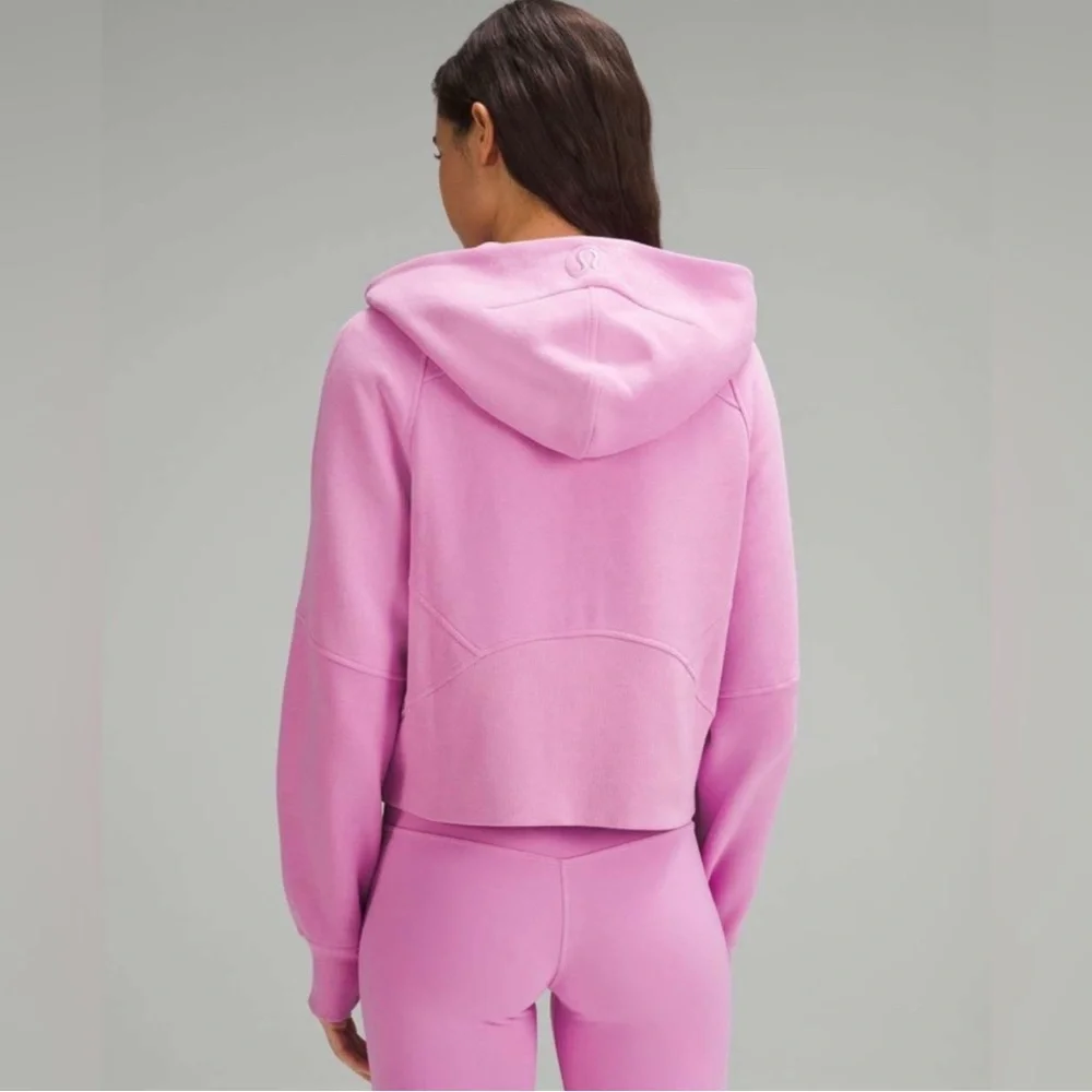 Lululemon Scuba Oversized Full Zip Size Small Dahlia Maeve Pink Outdoor Running - Picture 2 of 10